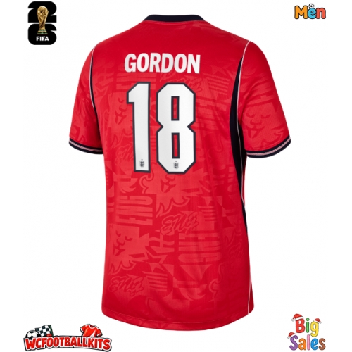 England Anthony Gordon #18 Replica Away Stadium Shirt World Cup 2026 Short Sleeve